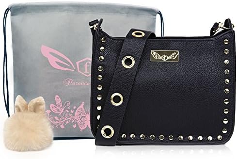 Women Handbags- Purse Crossbody Bags with Furry by Florance Jones Black