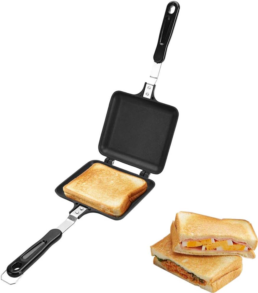 Hot Sandwich Maker, Ejoyway Nonstick Grilled Breakfast Sandwich Press Panini Maker