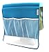 Life Upgrade Bath Kneeler in Blue - Padded Knee and Elbow Baby Bath Tub Cushion Mat with Pockets