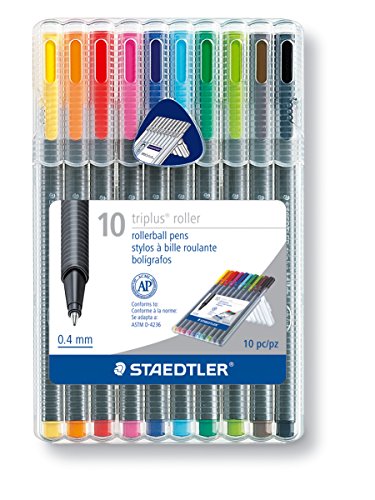 Staedtler Triplus Rollerball Pens Brilliantly Colored Ink Pens