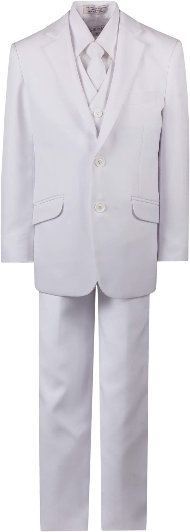 Boys 2 Button First Holy Communion Suit - White