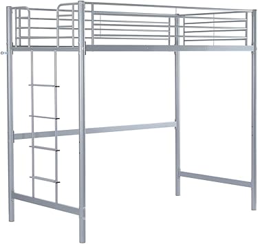 twin metal loft bed