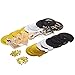 40th Birthday Decoration with Hanging Swirls (15PCS), Celebrate 40 Hanging Swirls with Cutouts(8PCS), Table Confetti (100 PCS) and 40th Confetti (100 PCS) for Party Supplies