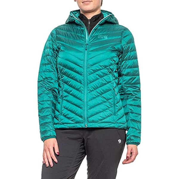 micro ratio hooded down jacket