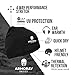 ARMORAY Skull Cap Beanie for Cold Weather | Moisture Wicking Lightweight Beanie for Men | Mens Hiking Beanie, Snowboarding Beanie, Cycling Beanie, Helmet Liner & Running Beanie for Women (Black)