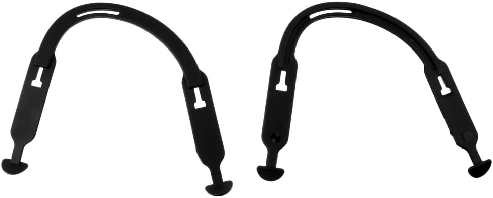 LoveinDIY 2 Pcs Durable Nylon Hockey Replacement Ear Loops/Ear Slings - Black : Sports & Outdoors