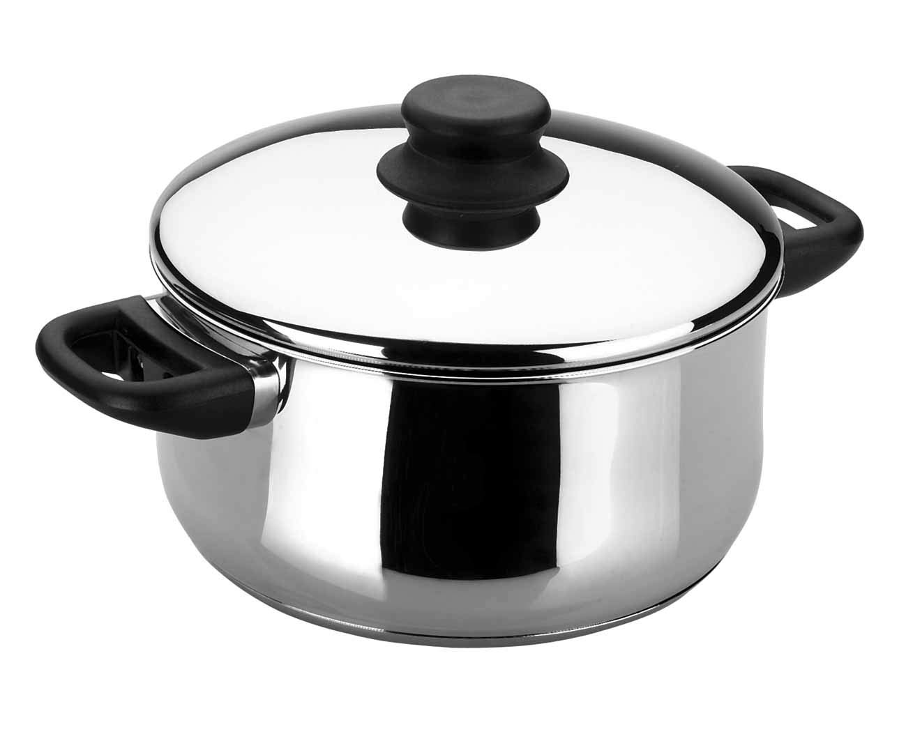 Lacor-14320-GARINOX Casserole W/LID 20 CM 3L.