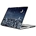 iCasso New Art Fashion Image Series Ultra Slim Light Weight Rubberized Hard Case Glossy Clear Crystal Snap-On Hard Cover Case for MacBook Pro 13 inch Retina (Model: A1425/A1502) - City Night