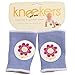 Ah Goo Baby Kneekers Baby Knee Pads for Crawling, Unisex, Power Pedal Periwinkle Pattern, for Chunky Legs