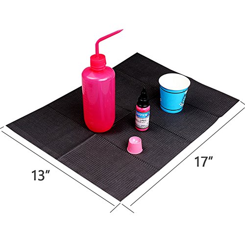 Dental Bibs Sheets 125pcs Disposable Tattoo Table Covers Clean Pad Underpad Hygiene Personal Medical Tattoo Bib Waterproof Tattoo TableCloth Tattoo Supply Sheet 13" X 17"(Black) - Thumbnail 7