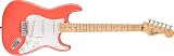 Fender Squier Sonic Stratocaster Electric Guitar Maple Neck Tahitian Coral