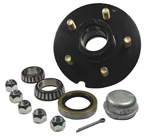 Trailer-Hub-Kit-For-1-38-Inner-1-116-Outer-Tapered-Spindle-5-Bolt-on-4-12-Bolt-Circle