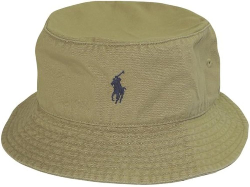 Ralph Lauren Polo Mesh Bucket Hat Khaki (L/XL) Amazon.co.uk Clothing