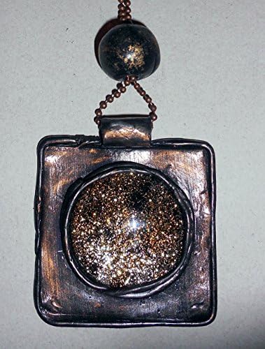 COLLANA IN RESINA VETRO E SMALTO NECKLACE IN RESIN GLASS AND GLAZE