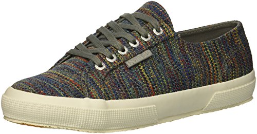 Superga Women's 2750 COTKNITTEDW Sneaker, Multi, 38 M US