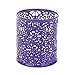 Crystallove Metal Mesh Office Supplies Desk Organizer, Purple-Style 2, Set of 3