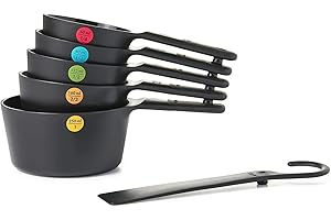 OXO Good Grips 6pc Plastic Measuring Cups, Black, Small (11121701MLNYK)