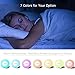 IPEAK Sunrise Alarm Clock, Wake Up Light Radio Alarm Clock, Nature Night Light With 7 Colors, Nature Sounds, FM Radio, Touch Control, Atmosphere Lamp, Bedside Lamp