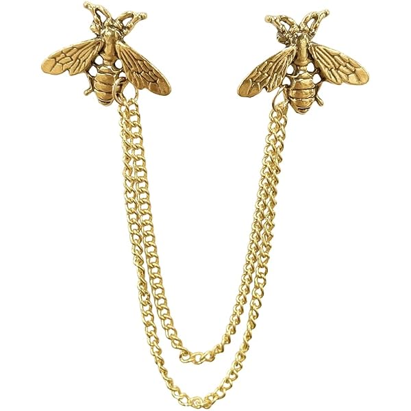 Amazon.com: Vintage Honey Bee Brooch Pins for Women Men CZ Crystal