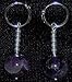Zarbon Dark Purple Amethyst Potara Earrings - DBZ Anime Cosplay Costume Accessories by TamaShop