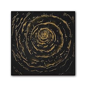 Framed Canvas Wall Art Abstract Circle Canvas Prints Home Artwork Decoration for Living Room,Bedroom - 16x16 inches