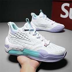 Angugu Boys Basketball Shoes High Top Fashion