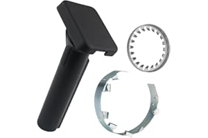 omoZone Spare Tire Carrier Lock Cylinder Cover Tube and Rings Kit Compatible with 1999-2013 Chevy Silverado GMC Sierra 1500 2500 3500 Pickup Replaces 15182986 15040331 15769308