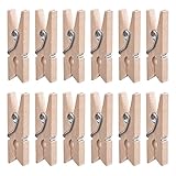 eBoot 100 Pieces 1 Inch Mini Wooden Photo Paper Peg Pin Clothespin Craft Clips