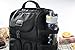 Niseeu Adult Lunch Box Insulated Lunch Bag,Double Reusable Waterproof Large Cooler Tote with Shoulder Strap for Women&Men(Black, 12Can)