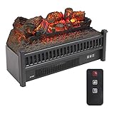 ROVSUN 23’’ W Electric Fireplace Insert Log Set