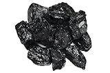 Hypnotic Gems Materials: 1/2 lb Black Tourmaline Stones from Asia - Rough Bulk Raw Natural Crystals for Cabbing, Tumbling, Lapidary, Polishing, Wire Wrapping, Wicca & Reiki Crystal Healing