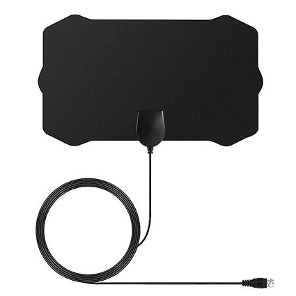 Housesczar 4K 200 Miles 1080P 25DB Gain Indoor Digital TV Antenna Signal Receiver