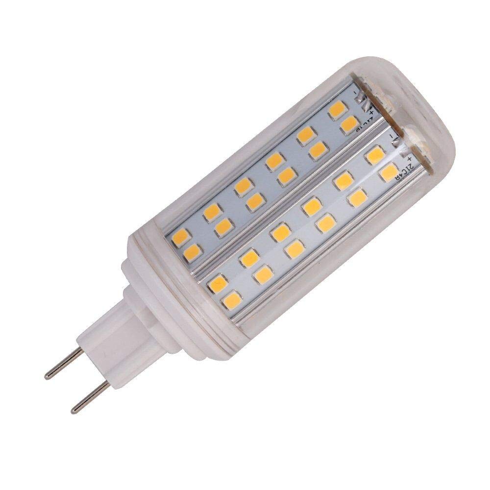 Yongjia G8.5 Led Corn Light 84SMD2835,8W 70W Equivalent G8.5 Bulb AC90-265V 360 Degree 800LM 3000k Warm White
