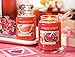 Yankee Candle Red Raspberry Scented, Classic 22oz Large Jar Single Wick Candle, Over 110 Hours of Burn Time