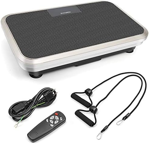 EveryMile Vibration Plate Exercise Machine,3D Motion Vibration Platform  with Remote Control & Resistance Bands, Full Whole Body Massage Vibration  Workout for Home Fitness, Weight Loss, Toning& Shaping price in UAE | Amazon