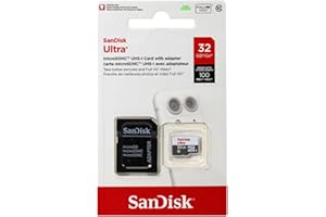 SanDisk Ultra 32GB UHS-I/Class 10 Micro SDHC Memory Card With Adapter - SDSDQUAN-032G-G4A