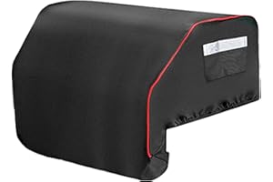 BBQ-YUMMY 32 inch Built-in Grill Cover for Bull 45005 Built in Gas Grill, BBQ Grill Top Cover Replace for Bull Lonestar 4 Burner, 87048 Smoker Heavy Duty Waterproof Windproof BBQ Grill Cover with Handle