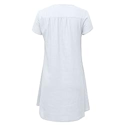 Overstock Outlet Women's Summer Cotton Linen Dress