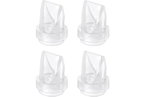 eufy Original Duckbill Valves (4-Pack) for Wearable Breast Pump E10/S1/S1 Pro, Breast Pump Replacement Parts