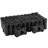 Nicesh 1200 counts Dog Waste Bags, 60 rolls + 2 Poop Bag Dispensers with Leash Clip