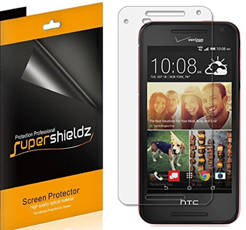 [6-Pack] SUPERSHIELDZ-Anti-Glare & Anti-Fingerprint (Matte) Screen Protector Shield For HTC Desire 612 (Verizon) + Lifetime Replacements Warranty- Retail Packaging