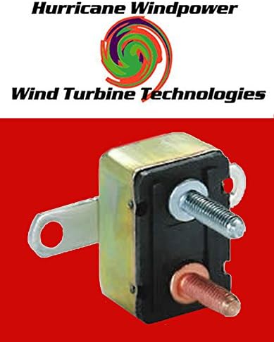 12 volt 50 Amp DC Auto Reset Wind Turbine Generator Circuit Breaker Type 1