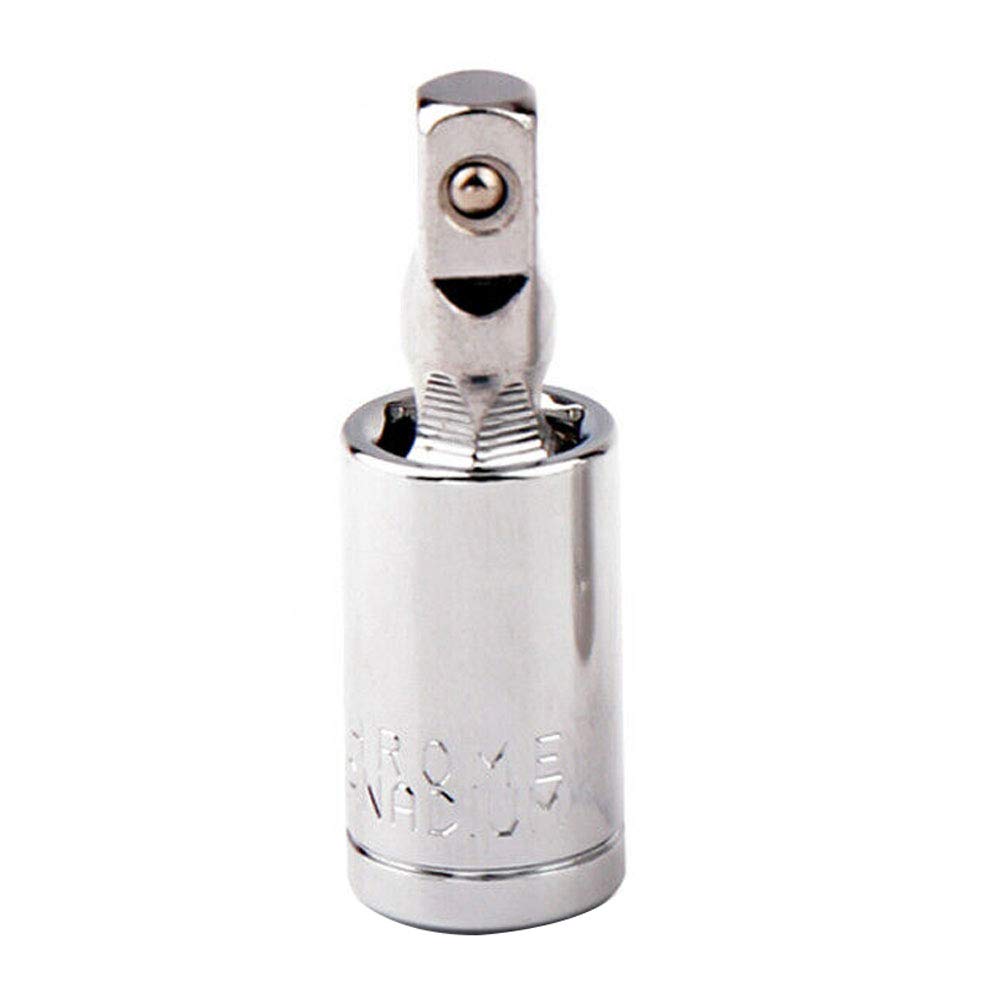 1/4" Universal Joint Adapter Ratchet Socket Drive Flexible Socket Extension Bar Universal Sleeve Manual Tool