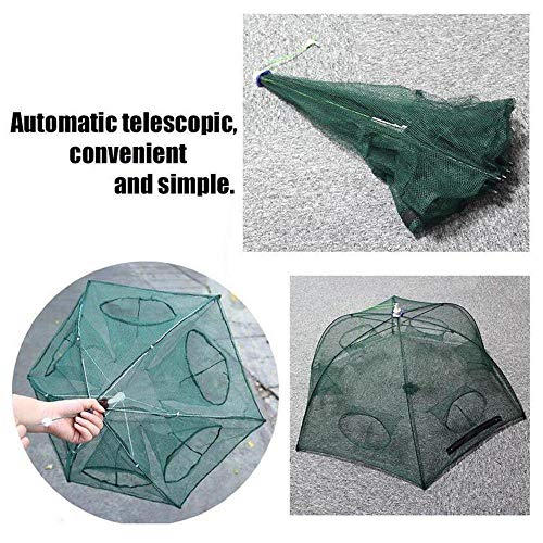 Xingdong Epuisette De PÊche Pliable TÉlÉscopique Filet Tria Type De Parapluie Pliant Automatique Portable Pêche De La…