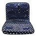 CalorMixs Hanging Toiletry Bag, Travel Organizer Cosmetic Wash Make Up Bag Case for Women Men Toiletry Kit Cosmetic Bag Travel Accessories, Navy Circle