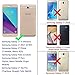 MicroP Galaxy J7 V Case, Galaxy J7 2017 / J7 Sky Pro / J7 Perx / J7Prime/Galaxy Halo Case, Hybrid Dual Layer Silicone Plastic Armor Defender Case for Samsung Galaxy J7V 2017 (Armor Purple Flower)