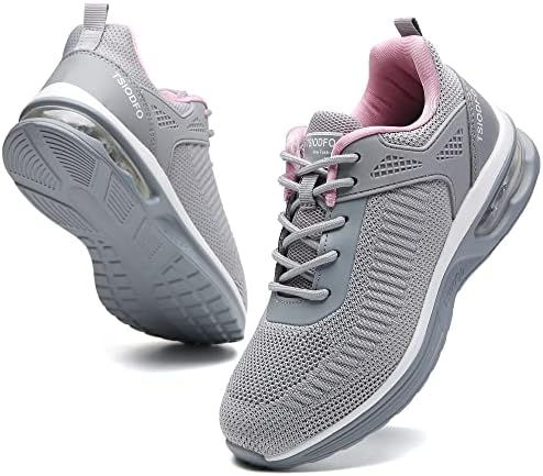 SKDOIUL Running Shoes for Women Sneakers Size 10 Grey Athletic