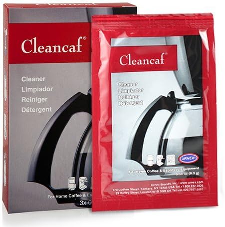 Urnex Cleancaf Coffee Machine Cleaning Powder .33 oz 9 Packets by Cleancaf