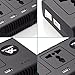 ASSEM 200W Car Power Inverter DC 12V to AC 110V with Dual AC Outlets And 4 USB Ports Car Adapter Charger for Laptop Smartphones PSP and DVs