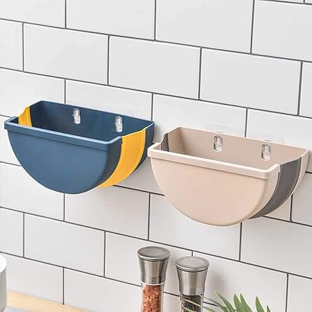 Deng Xuna Hängender Mülleimer Praktische Wandmontage Faltbare Mülltonne